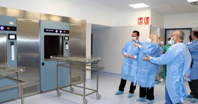 El Hospital Juan Ramón Jiménez ultima remates en las obras de la Central de Esterilización y Medicina Nuclear